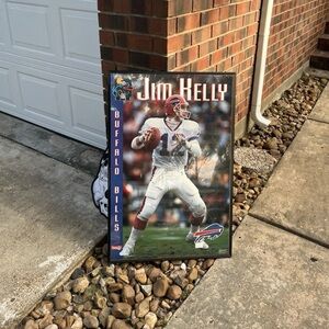 Jim Kelly CLASSIC Buffalo Bills 1992 Costacos Brothers Vintage 23x35 Wall POSTER
